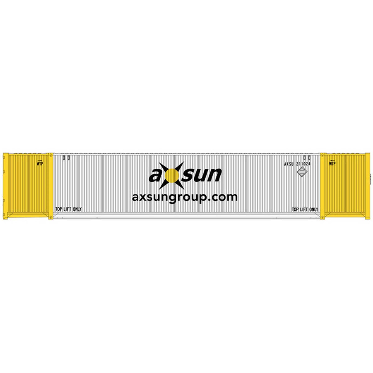 Atlas 20005950 HO 53' CIMC Container Axsun Set #2