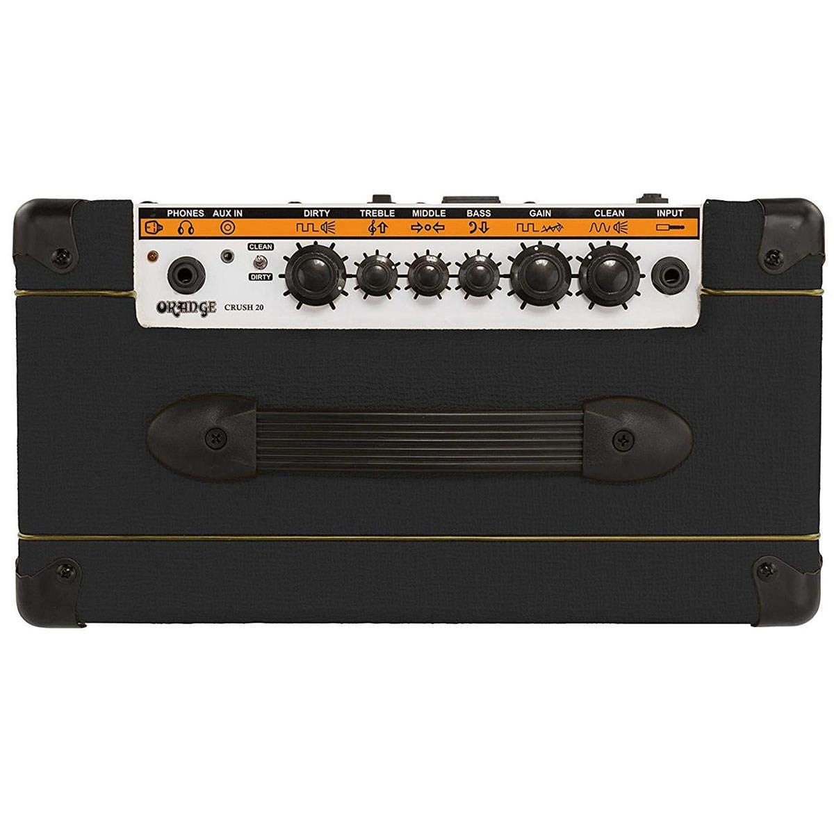 Orange CRUSH20 20w 8" Speaker Solid State Amplifier Amp Combo - Black