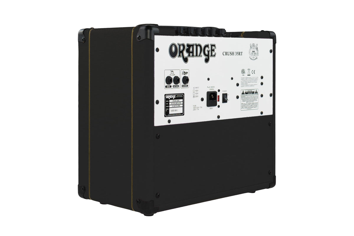 Orange CRUSH35RT 35w Solid State Reverb/Tuner Amplifier Amp Combo - Black