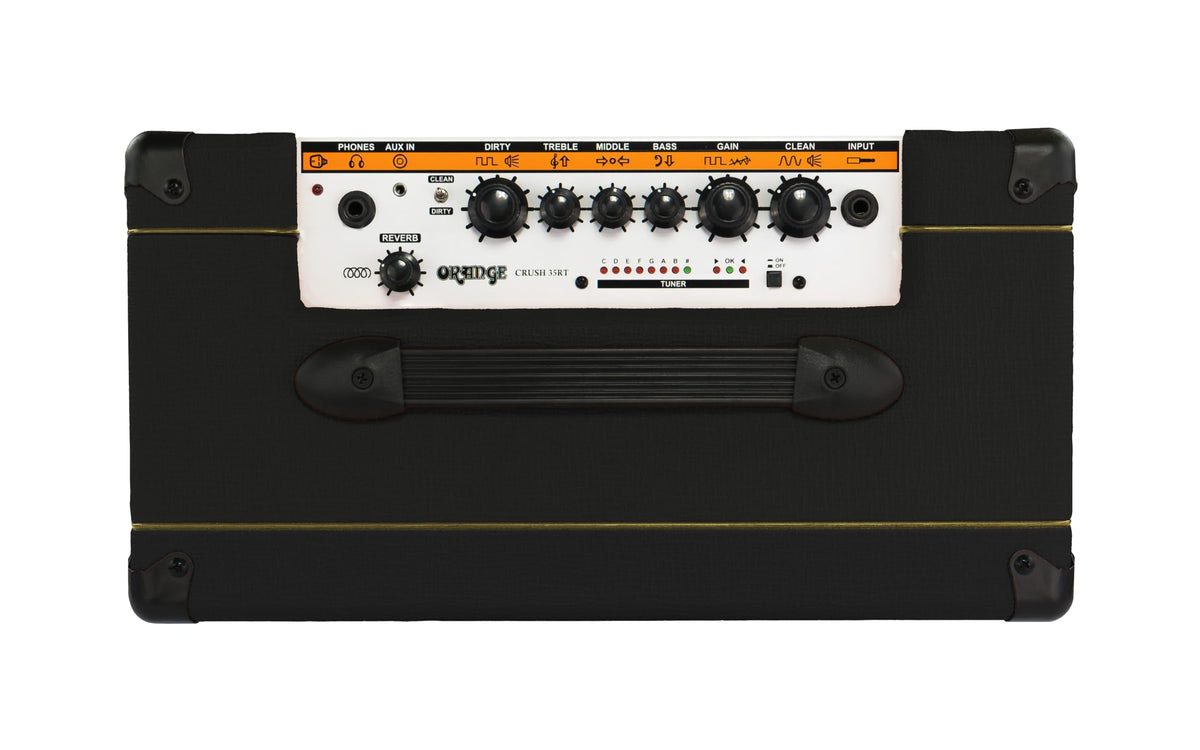 Orange CRUSH35RT 35w Solid State Reverb/Tuner Amplifier Amp Combo - Black