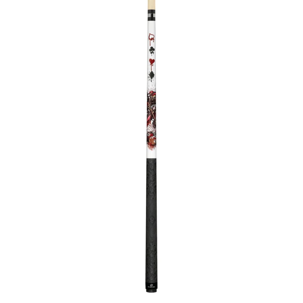 Players 58" 2-Piece North American Hard Maple Billiard Pool Cue Stick, White, 21oz