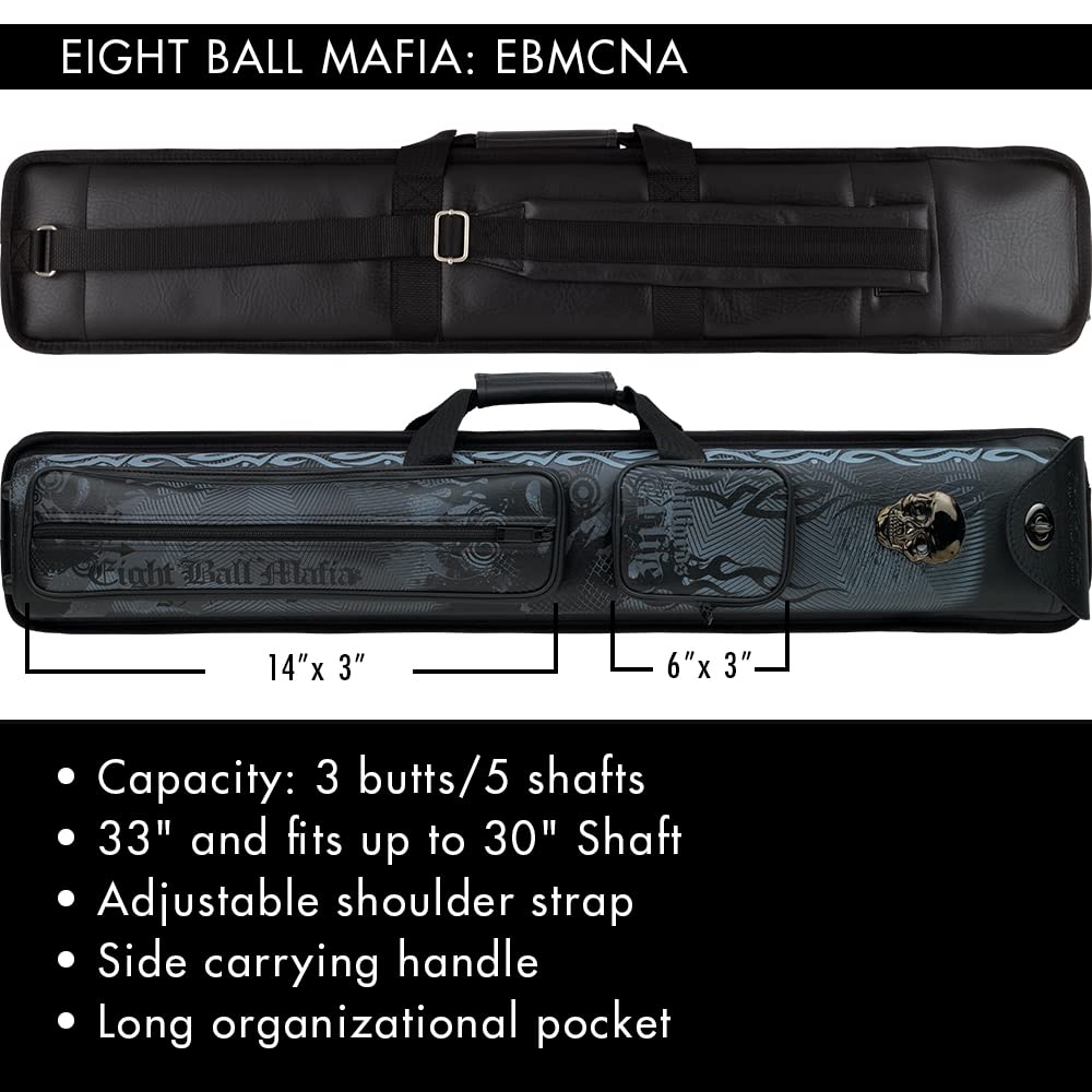 Eight Ball Mafia Pool Cue Case