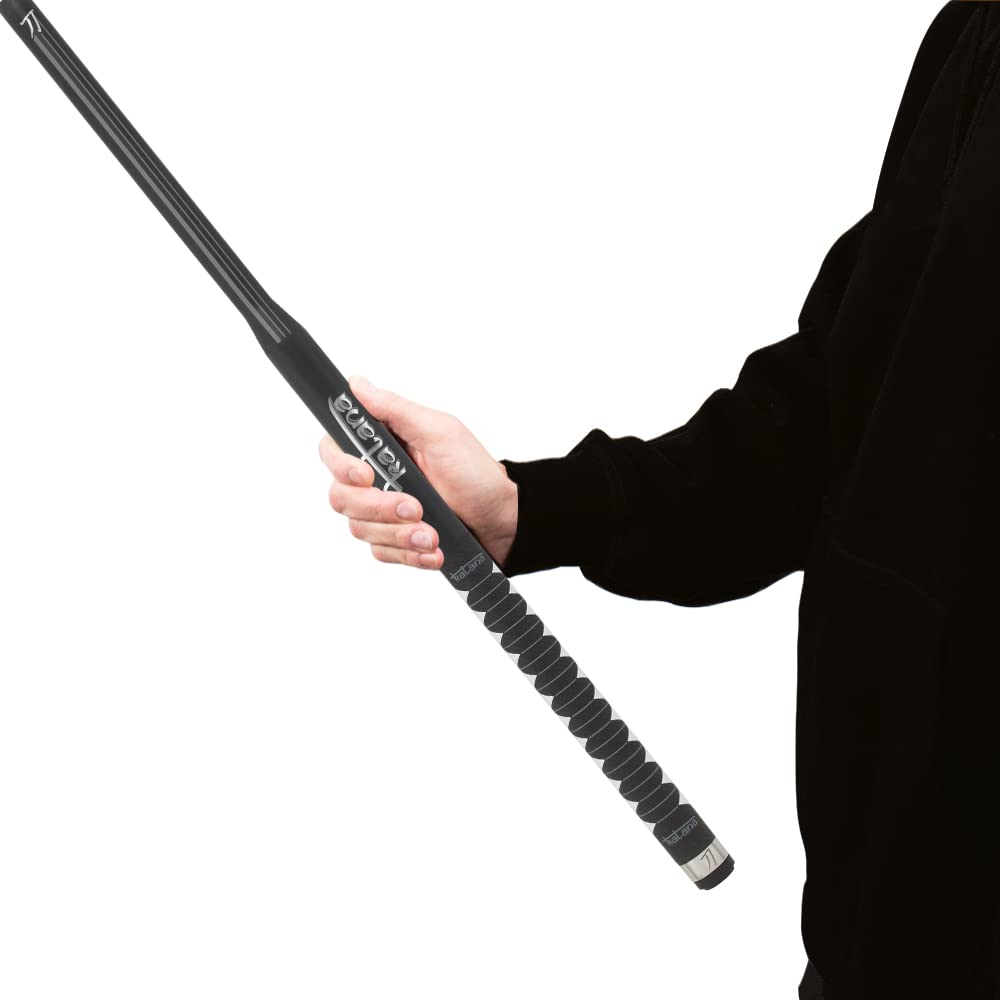 KATANA KATBJ01 Break Jump Pool Cue - Matte Black Finish with Grey Stripes and Reflective Logos - 25oz