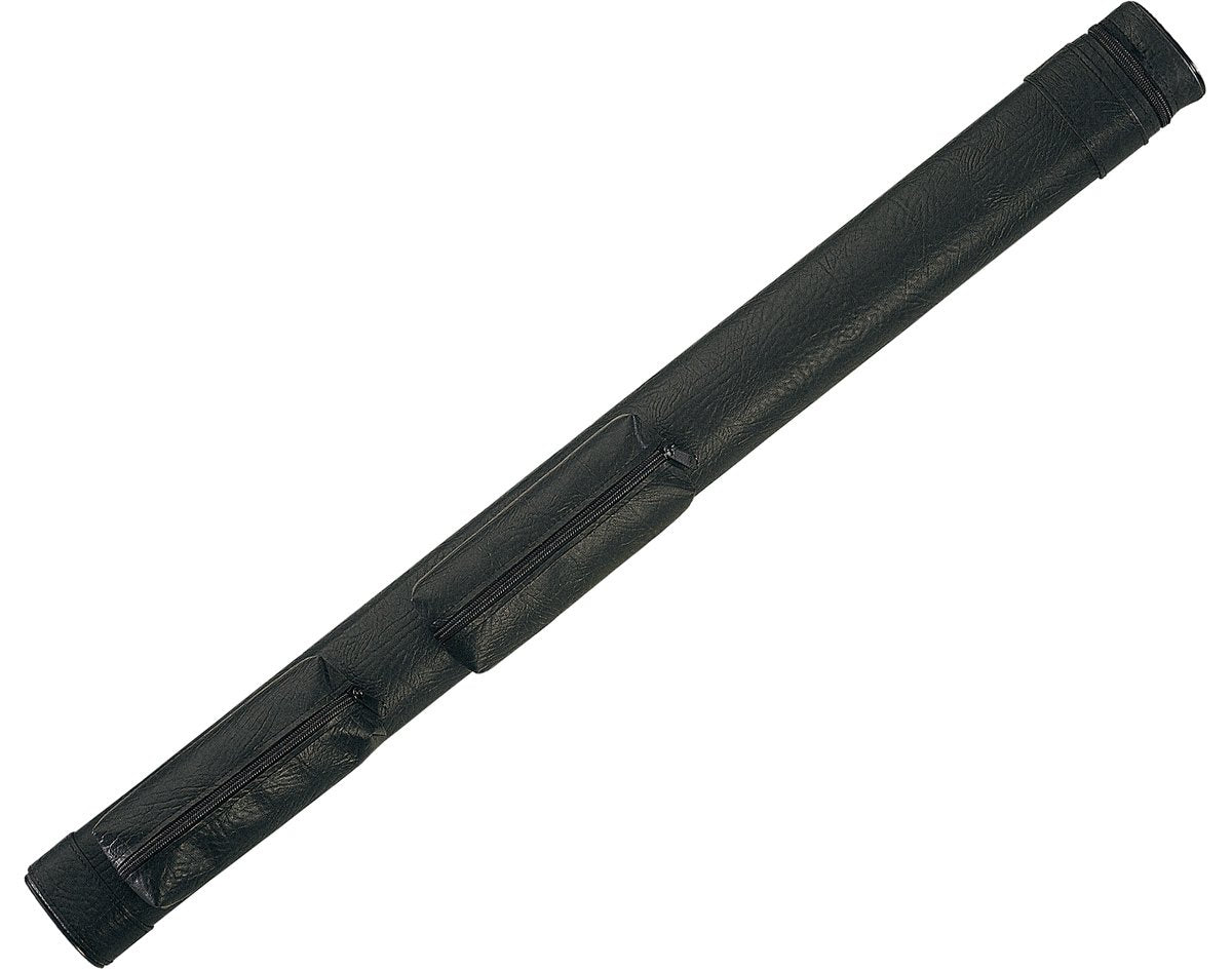 LUCASI Black Leatherette Pool Cue Case, 1B/1S (LC11A)