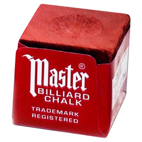 Masters Red Billiard Chalk - 1 Gross/144 pieces