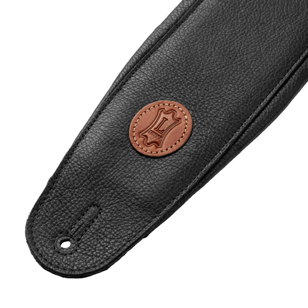 Levy's Leathers Signature Legacy Series 4.5" Garment Leather Guitar Strap, Black (MSS2-4-BLK)
