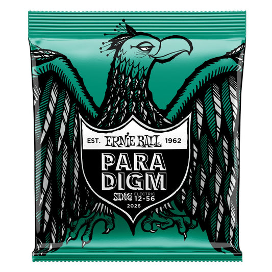 Ernie Ball Paradigm Not Even Slinky Electric Guitar Strings, 12-56 Gauge (P02026)