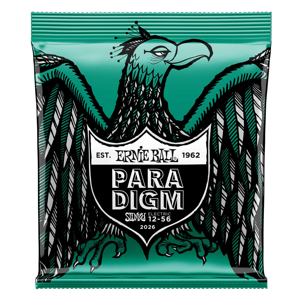 3 PACK Ernie Ball 2026 Paradigm Not Even Slinky Electric Guitar Strings, 12-56