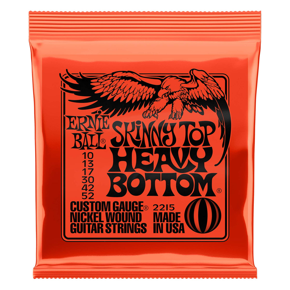 Ernie Ball Skinny Top Heavy Bottom Electric Guitar Strings, Lot of 2, P02215^2