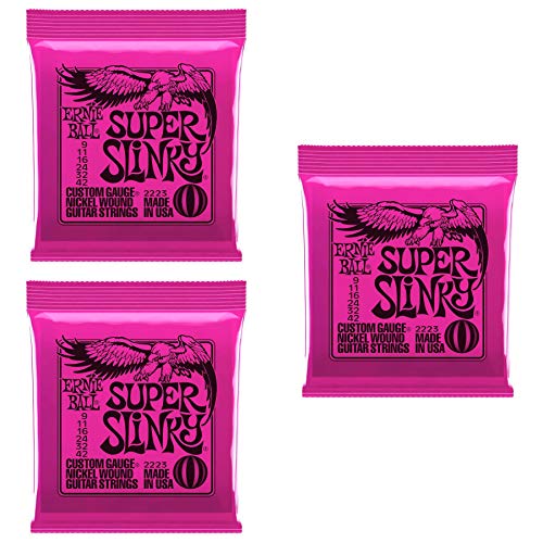 Ernie Ball Super Slinky 3-set Bundle