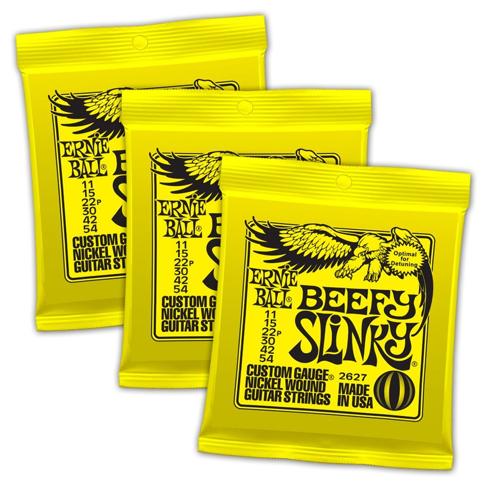 Ernie Ball Beefy Slinky Guitar Strings (Pack of 3) (2627x3)