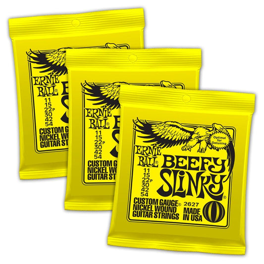 Ernie Ball Beefy Slinky Guitar Strings (Pack of 3) (2627x3)