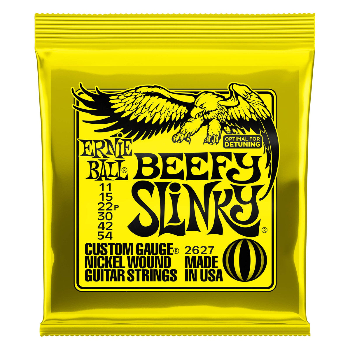 Ernie Ball 2627 Beefy Slinky Electric Strings, 4 Pack