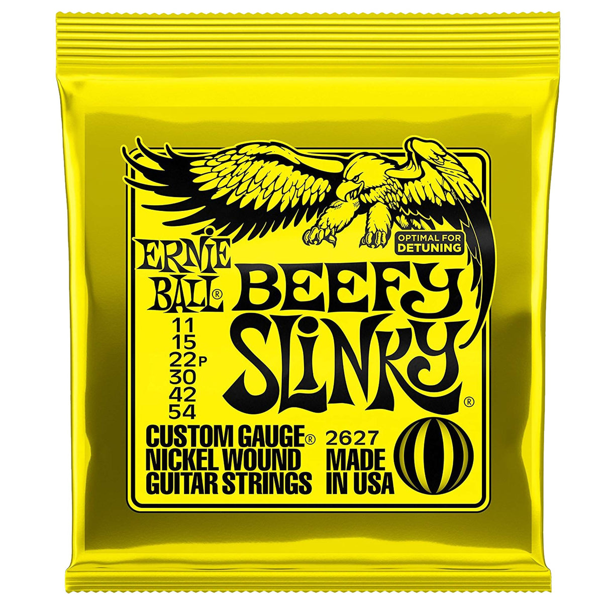 Ernie Ball 2627 Beefy Slinky 11-54 (6 Pack Bundle)