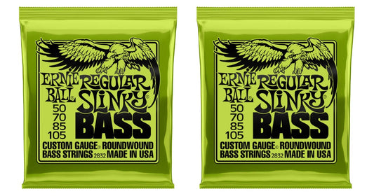 Ernie Ball 2832 Regular Slinky Bass Strings ,2 Pack