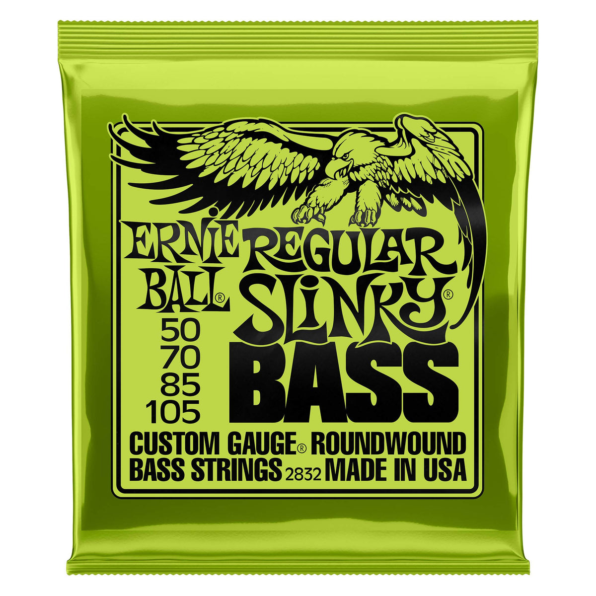 Ernie Ball 2832 Regular Slinky Bass Strings ,2 Pack