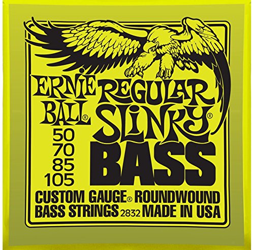 Bulk 6 Sets Ernie Ball Regular Slinky (50-105) Gauge Electric Bass Guitar Strings 2832