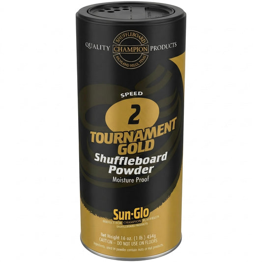 Sun Glo Shuffleboard Powder - Speed 2 - Tournament Gold