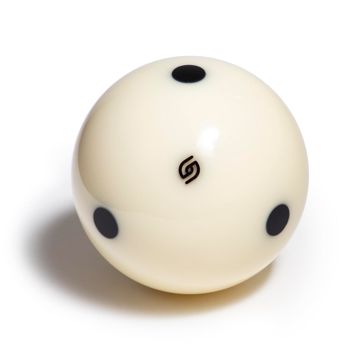 Aramith Tournament Black Billiard Pool Cue Ball 2 1/4" 6 Black Dots in a blister