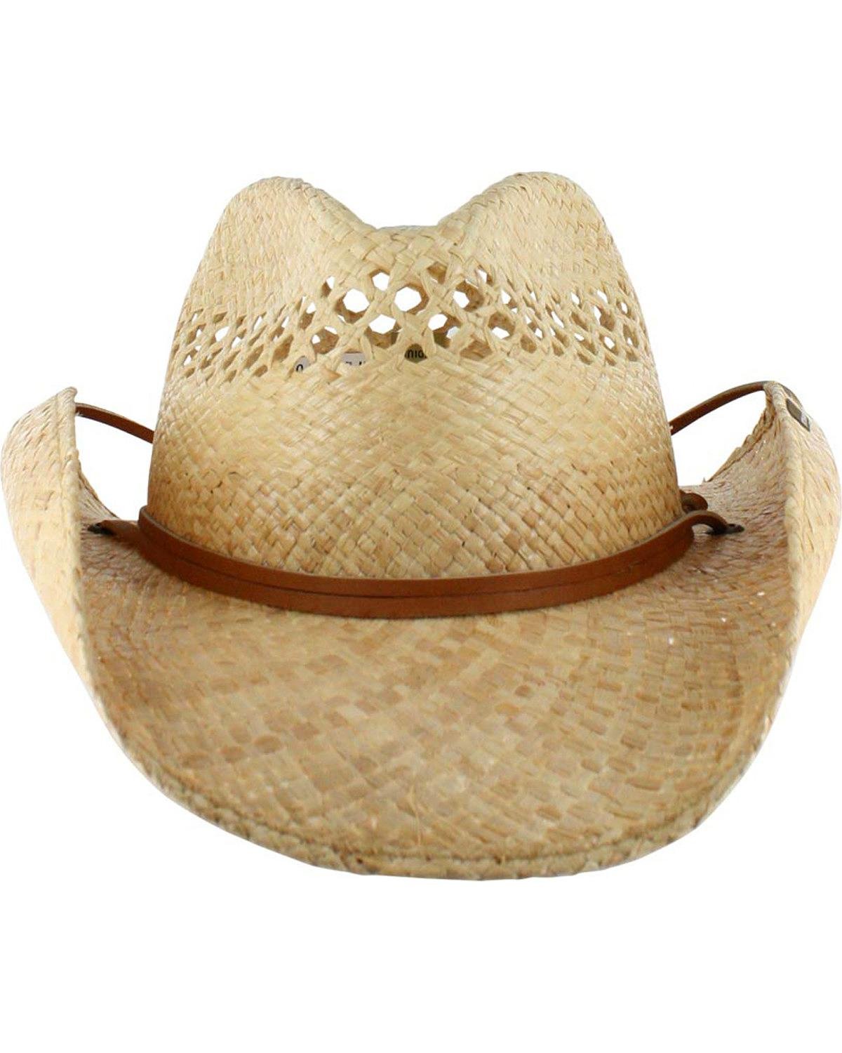Stetson Unisex Bridger Straw Hat Natural Medium