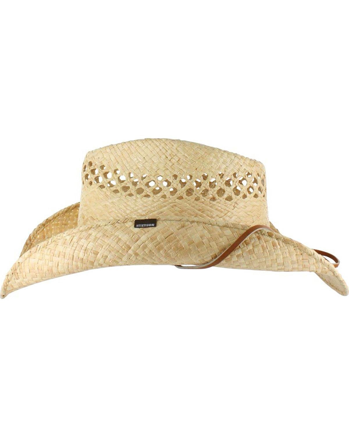 Stetson Unisex Bridger Straw Hat Natural Medium