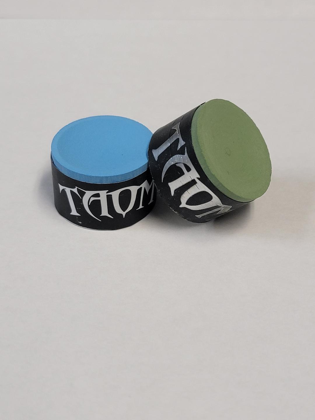 Taom V10 & Pyro Blue Professional Pool/Billiard Cue Chalk - 2 Pieces