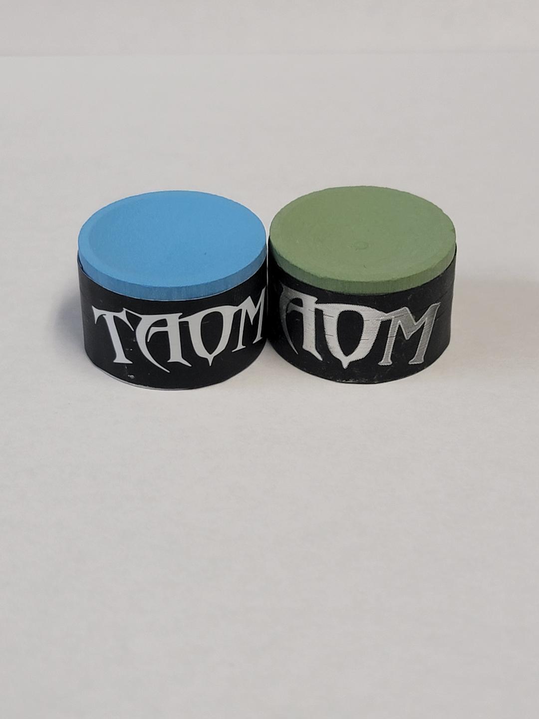 Taom V10 & Pyro Blue Professional Pool/Billiard Cue Chalk - 2 Pieces