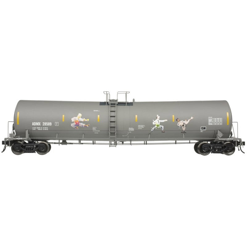 Atlas N Scale Trinity 25,500-Gallon Tank Car ADM/ADMX (Kung-Fu Graffiti) #28589