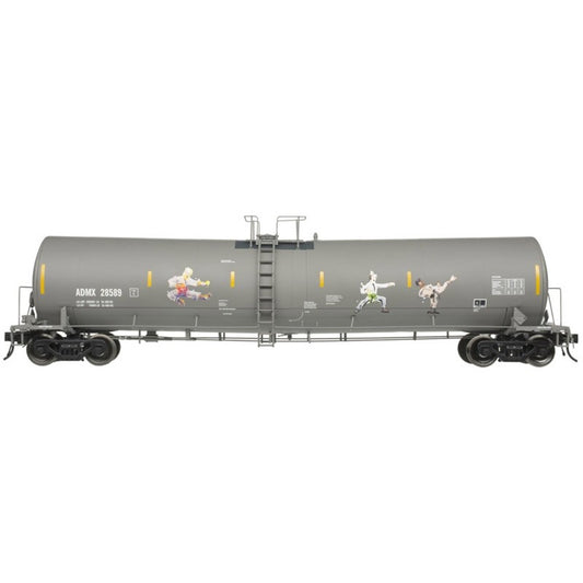 Atlas N Scale Trinity 25,500-Gallon Tank Car ADM/ADMX (Kung-Fu Graffiti) #28589
