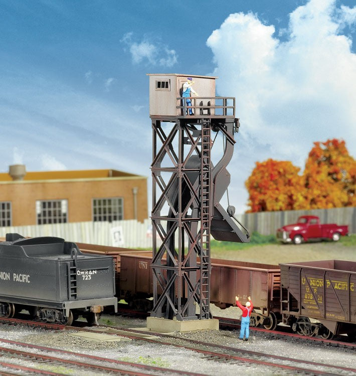 Walthers Cornerstone HO Scale Building/Structure Kit Cinder Conveyor & Ash Pit