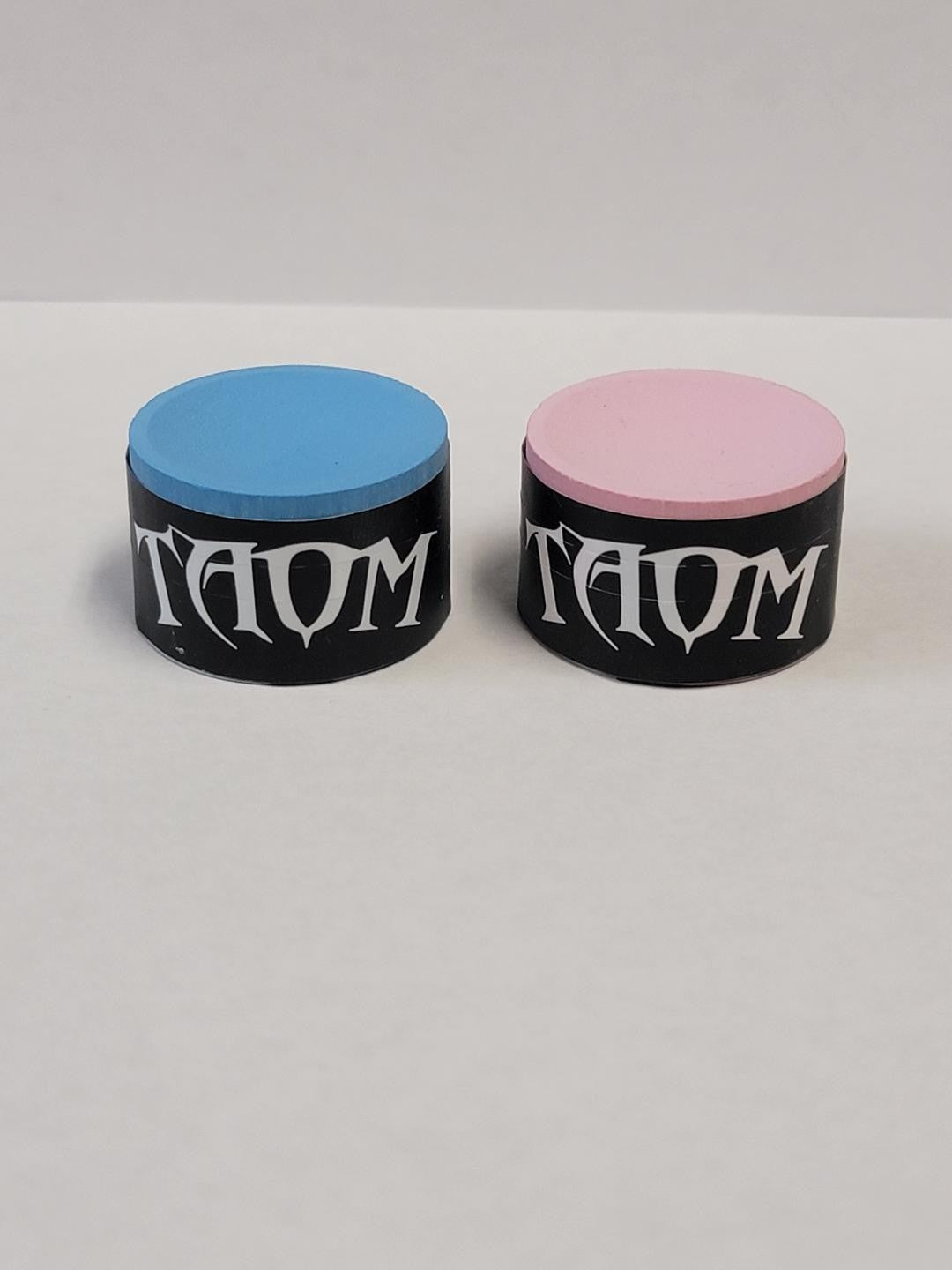 Taom Pyro Pack (Blue & Pink) Professional Pool/Billiard Cue Chalk - 2 Pieces
