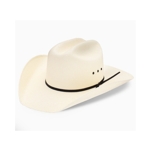 Resistol Denison Double R Collection 7X Bangora Straw Cowboy Hat - Size 7 1/2
