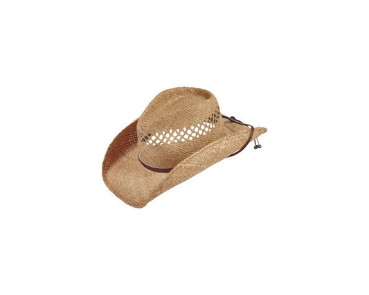 Stetson Bridger Shapeable Natural Straw Hat - Size Large