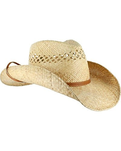 Stetson Bridger Shapeable Natural Straw Hat - Size Large