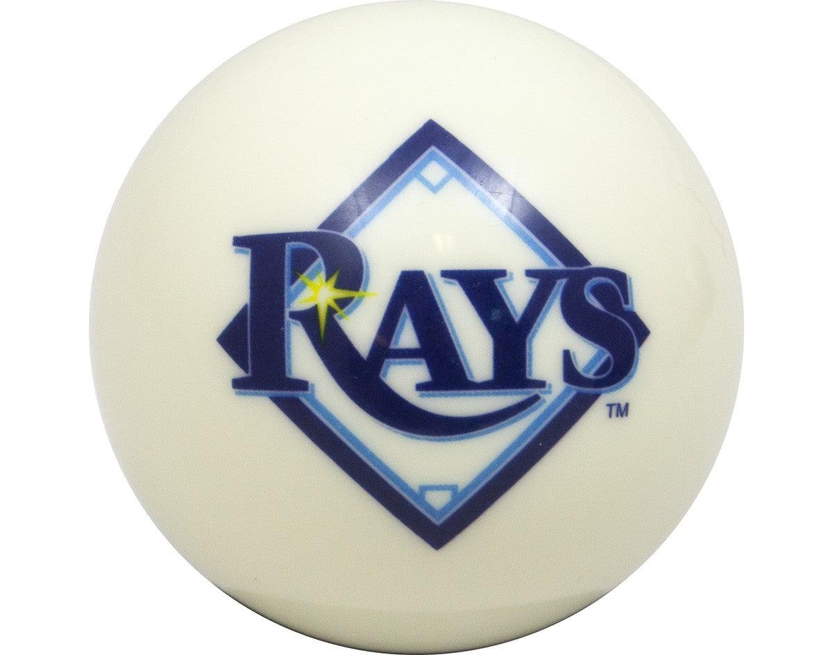 MLB Imperial Tampa Bay Rays Pool Billiard Cue/8 Ball - White