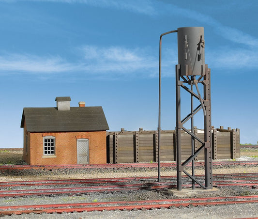 Walthers Cornerstone HO Scale Building Kit Sanding Towers & Drying House