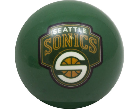 NBA Imperial Seattle Supersonics Pool Billiard Cue/8 Ball - Green