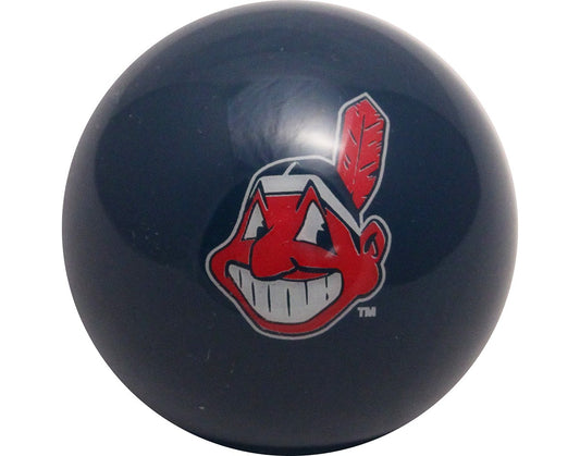 MLB Imperial Cleveland Indians Pool Billiard Cue/8 Ball - Blue - Old Style