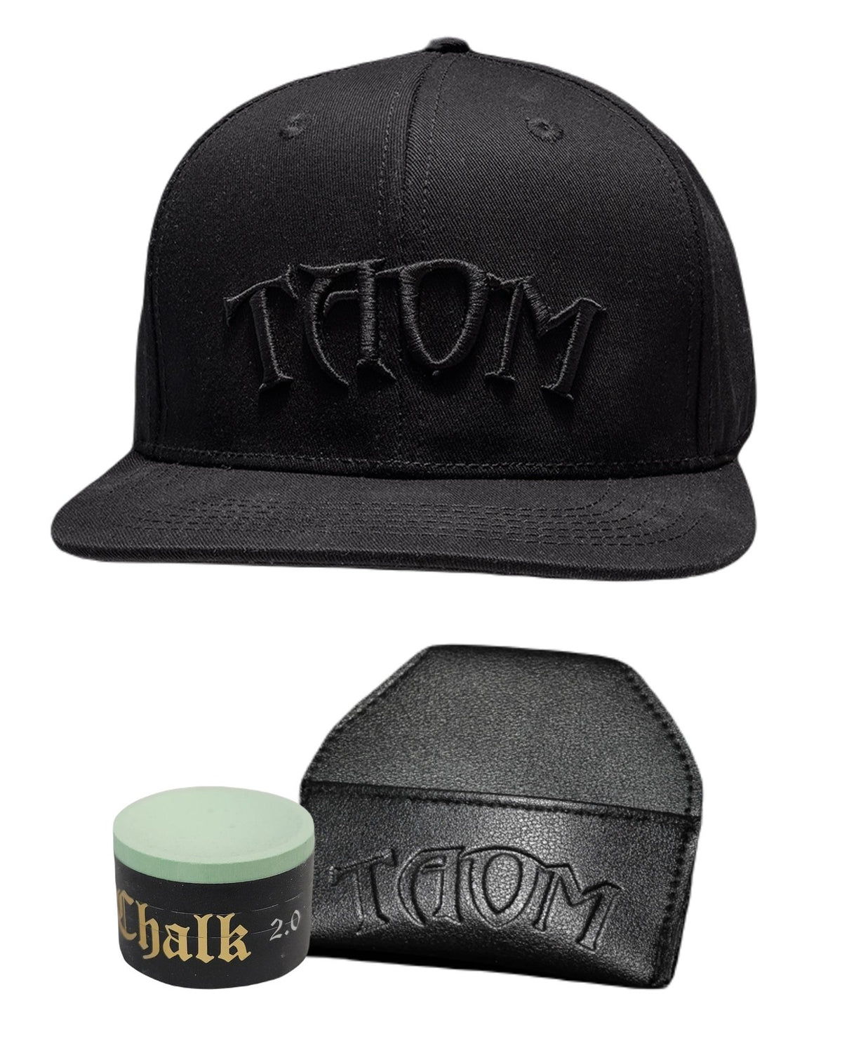 Y2Play Cap Pack - Includes a Taom Chalk Holder Bag and Pool 2.0 Chalk