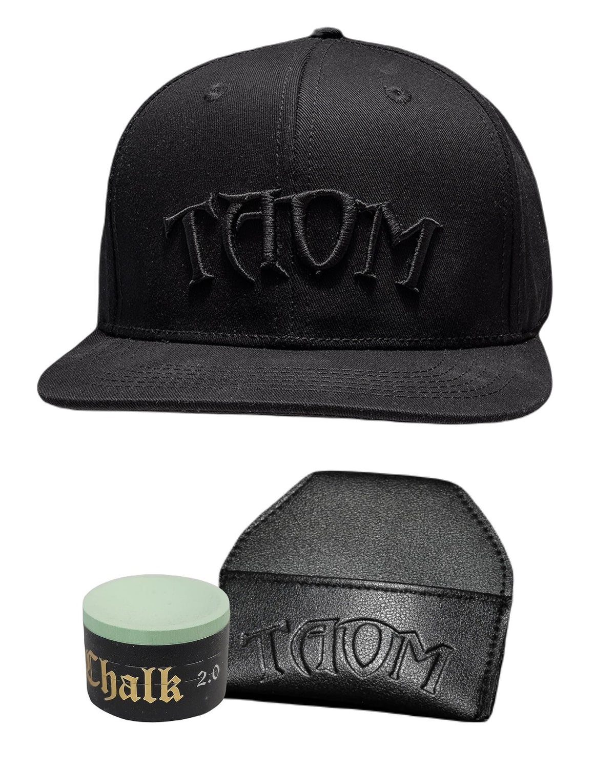 Y2Play Cap Pack - Includes a Taom Chalk Holder Bag and Pool 2.0 Chalk