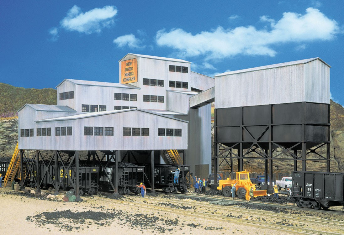 Walthers Cornerstone HO Scale Building/Structure Kit New River Mining Company