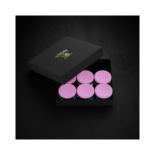 Taom Pyro Pink Edition Professional Pool/Billiard Cue Chalk - 9 Pieces