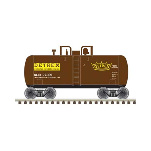 Atlas N Scale Trainman Beer Can Tank Car Detrex(GATX) #27367