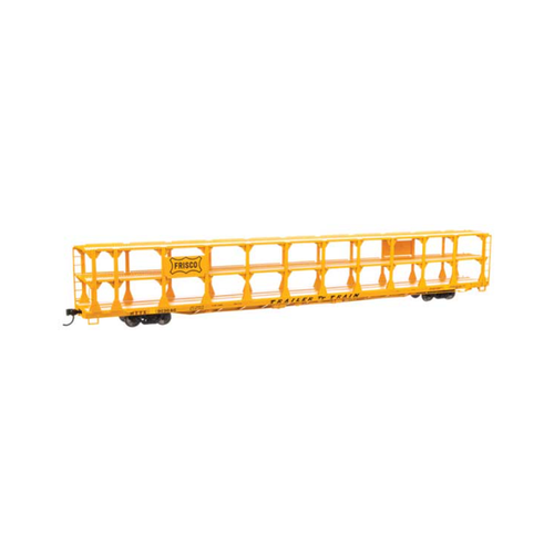 Walthers HO Scale 89' Flatcar St Louis-San Francisco Rack Trailer Train #913646