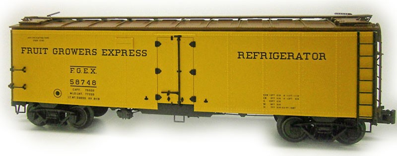 Atlas O Scale 40' Steel Reefer - 2-Rail - Fruit Growers Express/FGE #58014
