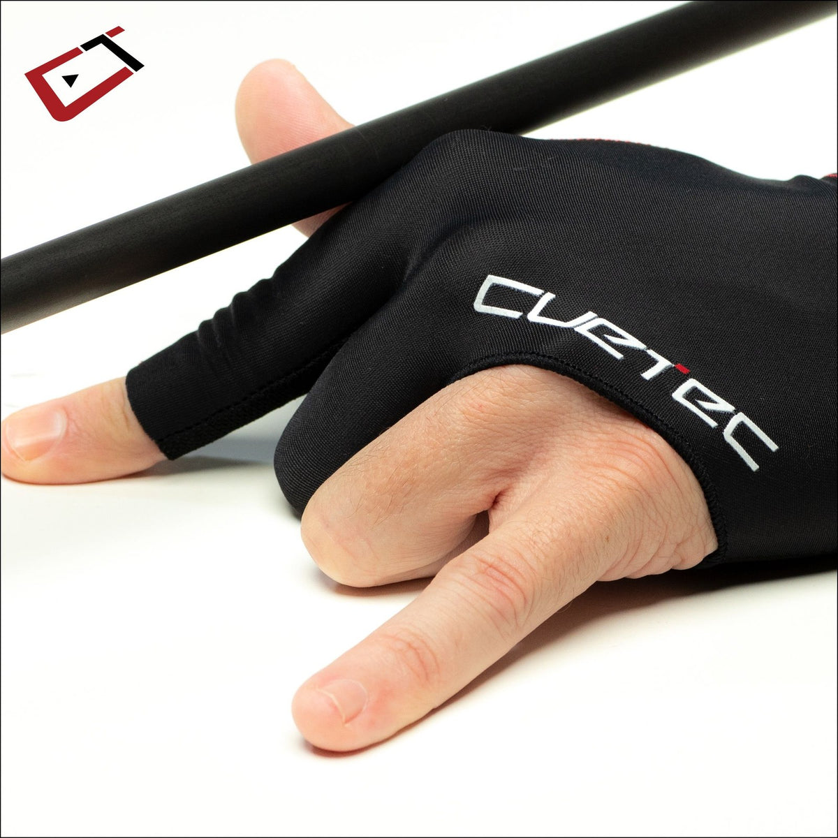 Cuetec AXIS Pool/Billiards Black Glove; Left Bridge Hand, X-Large