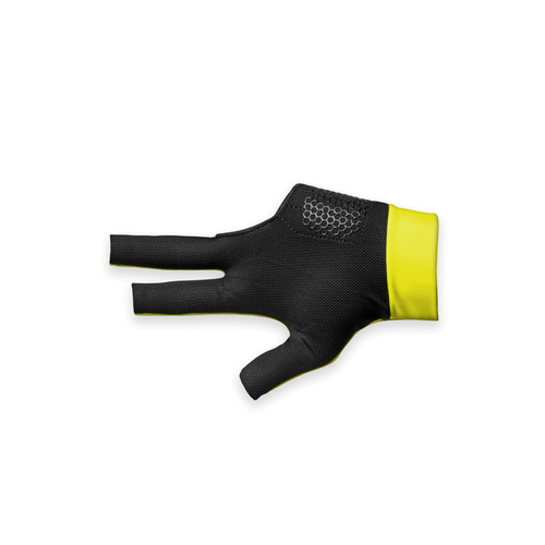 Taom Midas Lime Yellow Billiard Glove, Right Hand Professional Stiched - Small