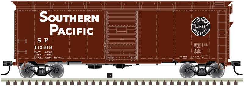 Atlas HO Scale 1937 AAR 40' Boxcar (Kit) Southern Pacific/SP 114755 (Boxcar Red)