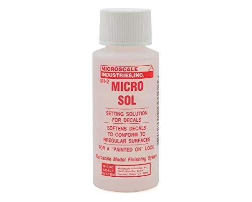 Microscale Model Railroad/Train Decal Micro Sol Setting Solution 1oz Bottle(105)