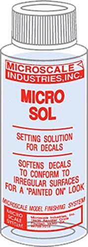 Microscale Model Railroad/Train Decal Micro Sol Setting Solution 1oz Bottle(105)